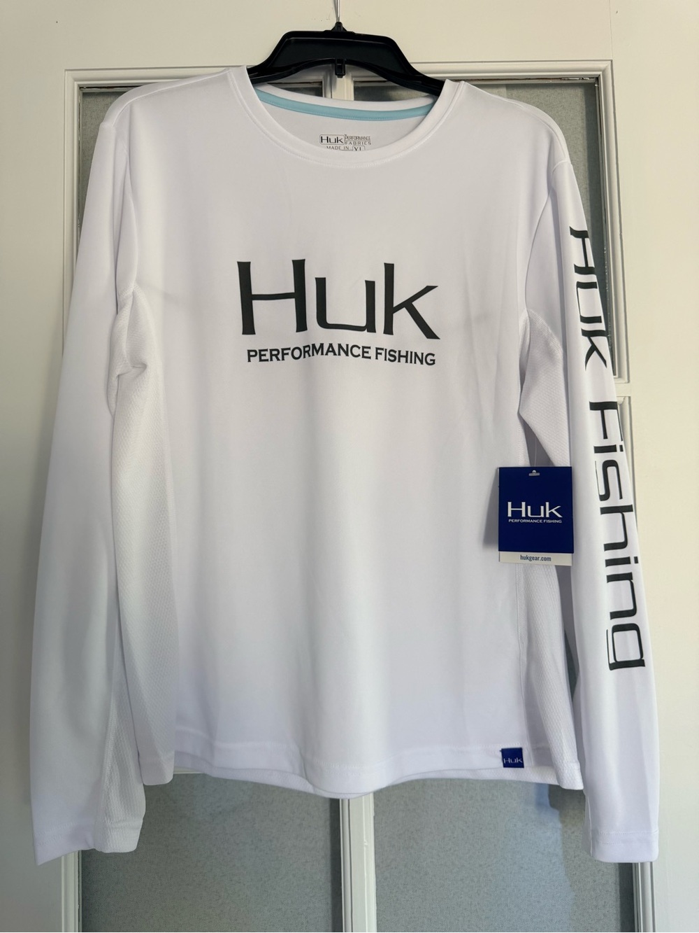 Huk Performance Fishing Women’s Long Sleeve Shirt - White XL
